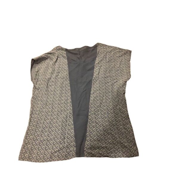 Farella Capri mixed media ditzy floral light weight blouse size S - Picture 2 of 7